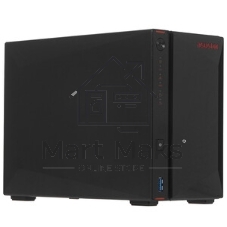 Сетевой накопитель ASUSTOR AS5402T 2-Bay NAS/Media player/Intel Celeron N5105 2.0GHz up to 2.9GHz, 4Gb SO-DIMM DDR4, noHDD(HDD,SSD),/2x 2,5Gb (LAN)/3xUSB3.2,HDMI; 90IX01R1-BW3S20