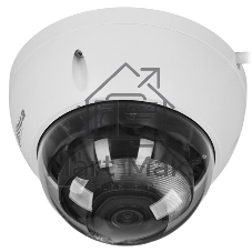 Уличная купольная IP-видеокамера Dahua DH-IPC-HDBW2449EP-S-IL-0280B Smart Dual Light с ИИ 4Мп, 1/2.9” CMOS, объектив 2.8мм, видеоаналитика, ИК до 30м, LED до 30м, IP67, корпус: металл