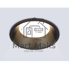 Светильник Ambrella light TN51814 BK черный GX53 max 15W D105*36