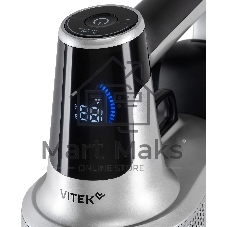 Пылесос вертикальный Vitek VT-CLS01LIGHT темно-серый/серебристый, питание от аккумулятора, 250 Вт, уборка сухая, пылесборник 0.55 л