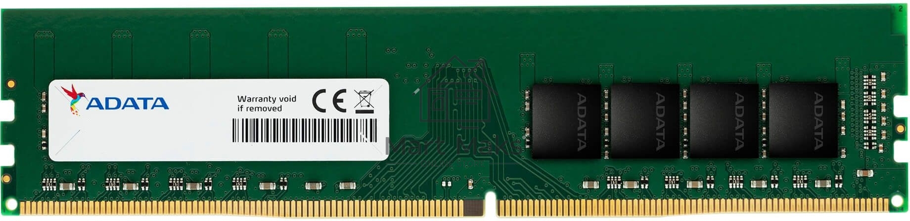 Оперативная память ADATA 8GB DDR4 3200MHz AD4U32008G22-BGN OEM PC4-25600 CL22 DIMM 288-pin 1.2В single rank