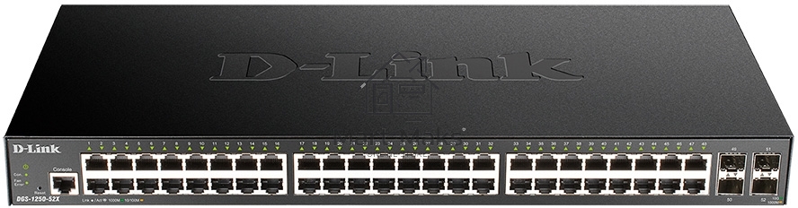 Коммутатор D-Link DGS-1250-52X/A1A 48G 4SFP+ управляемый