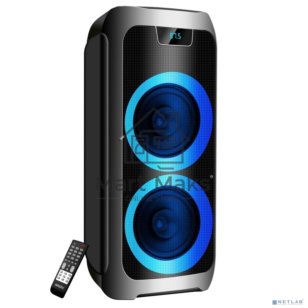 Акустическая система 2.1 Ginzzu GM-211, Midi, RGb/BT/USB/TF/FM/ДУ