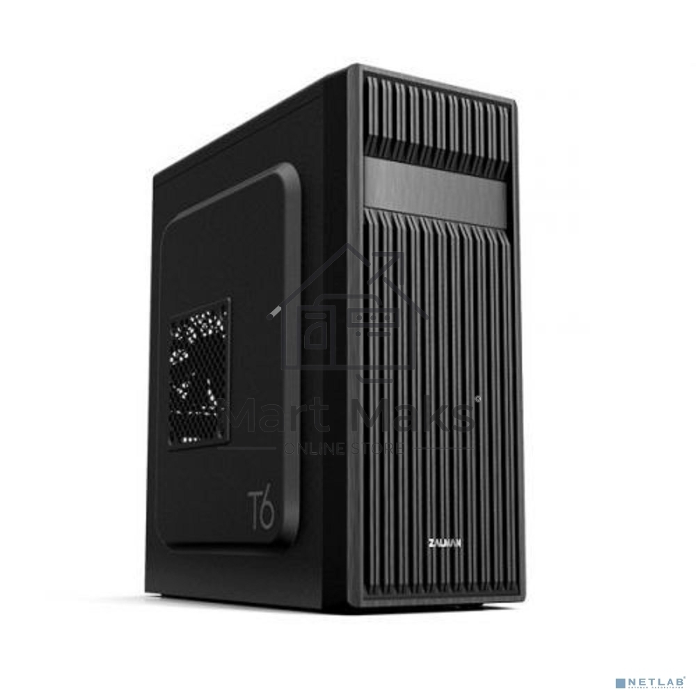 Компьютерный корпус Zalman ZM-T6 черный без БП ATX 1xUSB2.0 1xUSB3.0 audio bott PSU