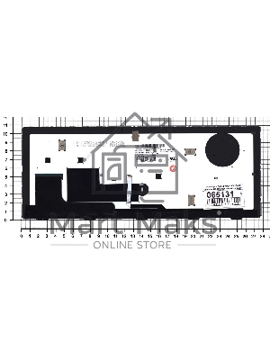 Клавиатура для ноутбука HP EliteBook Revolve 810 G1 черная с серой рамкой и подсветкой