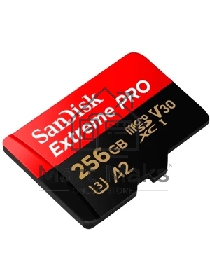 Флеш карта SD 256Gb SanDisk SDXC Class 10 V30 UHS-I U3 Extreme, 180MB/s