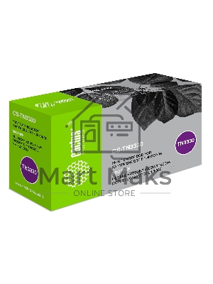 Картридж лазерный Cactus CS-TN3330 черный (3000 стр.) для Brother HL-5440D/5450DN/5470DW/6180DW/DCP8110/8250/MFC-8520/8950