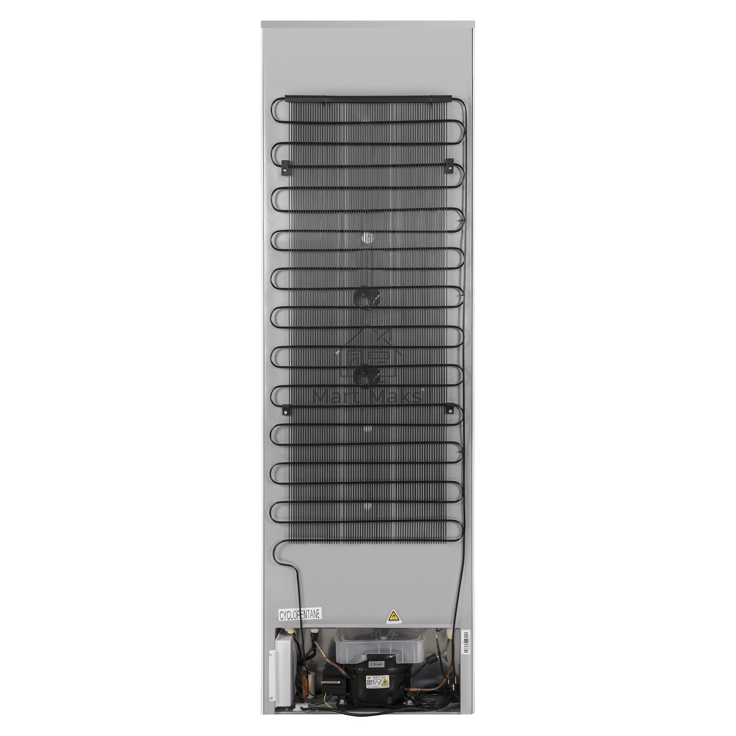 Встраиваемый холодильник Maunfeld MBL177SWGR Inverter белый однокамерный 322 л без морозилки