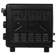 Мини-печь Sakura SA-7001HBK 35л, 3200Вт, духовка 1600Вт, конфорки 185мм+155мм (1000Вт+600Вт), механ.управление, 3 режима работы духовки (верх, низ, верх+низ), раздельная регулировка температуры духовки и конфорок, комплектация - металлическая решетка, противень и ухват. чёрны