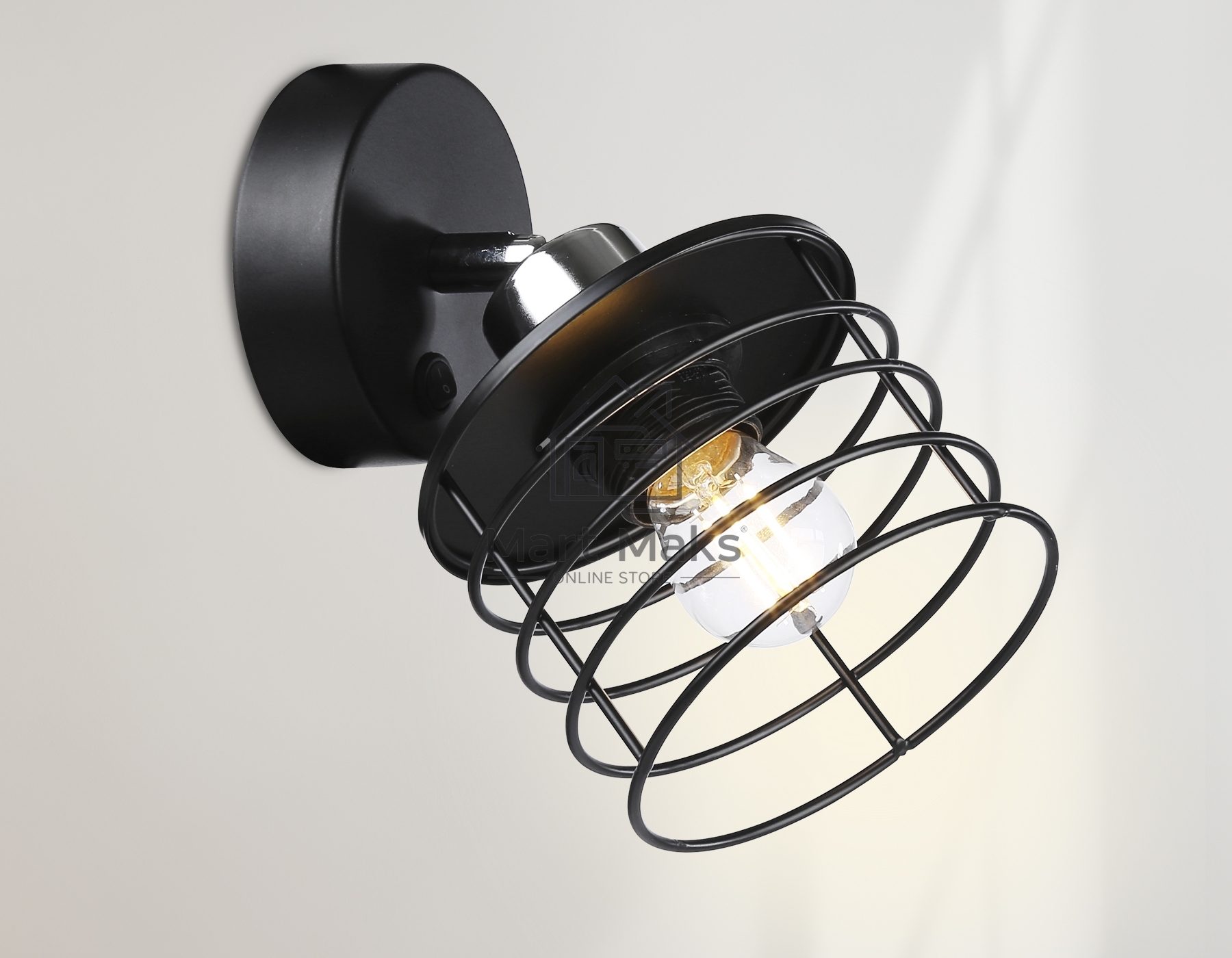Светильник Ambrella light TR8088 BK/CH черный/хром E27 max 40W D120*200