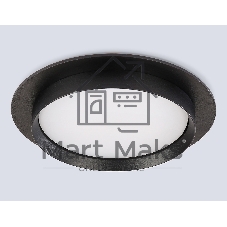 Светильник встраиваемый TU5015 BK черный IP20 GX70 D150*45