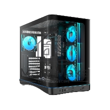 Корпус SAMA V62S, Midi-Tower, чёрный, 4 x 120 мм