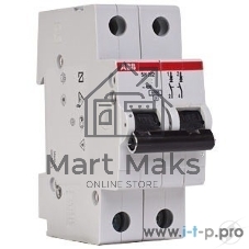Выключатель автоматический ABB 2CDS252001R0324 авт. мод. 2п c 32а s202 6ка