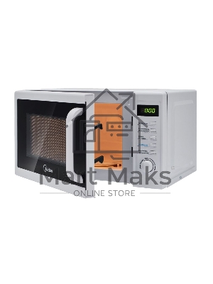 Микроволновая печь Midea AM820CUK-W белый, 20 л, 800 Вт, переключатели - поворотный механизм/кнопки