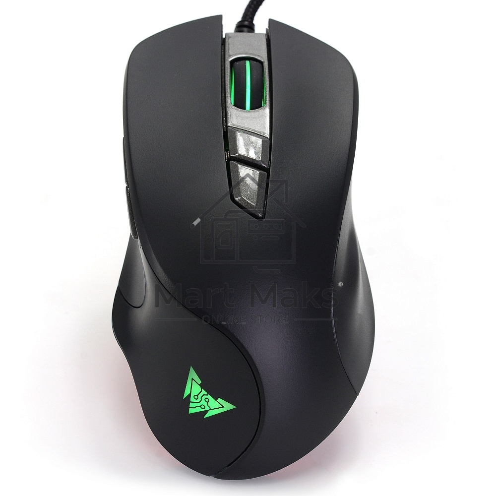 Мышь проводная Crown CMGM-903 черный, 7000 dpi, USB, кнопки - 7