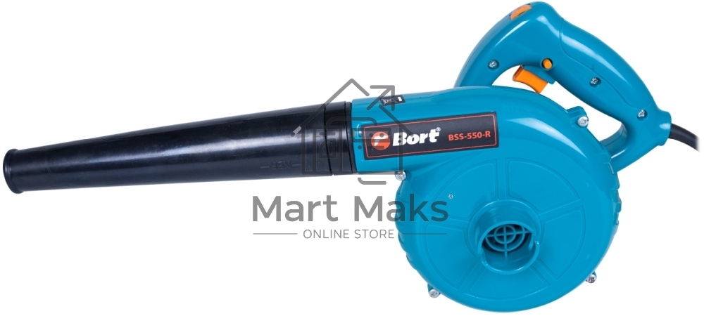 Пылесос электрический Bort BSS-550-R (Воздуходувка) (550 Вт; воздуховка; регулировка скорости) 
