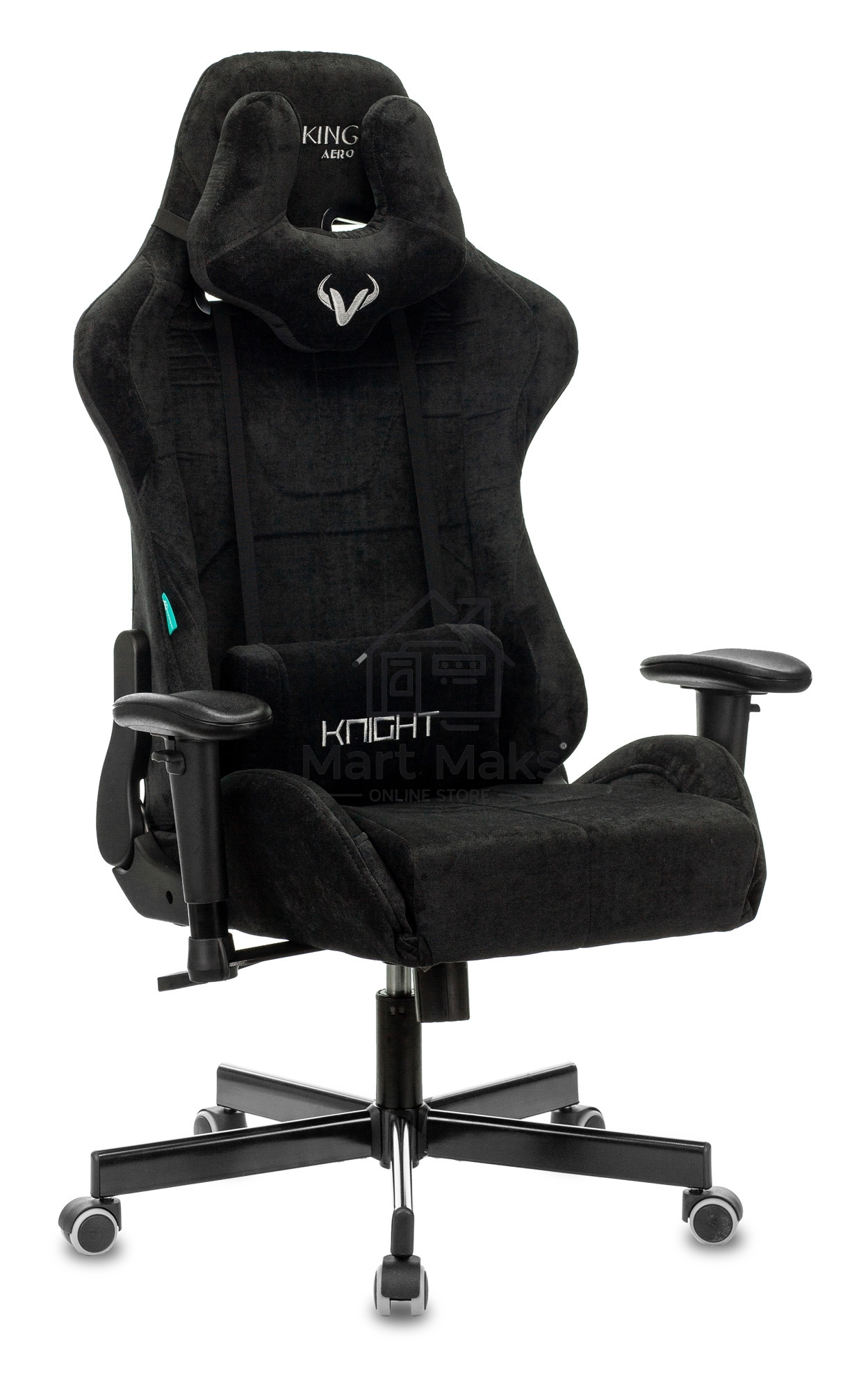 Кресло игровое Бюрократ VIKING KNIGHT LT20 FABRIC черный крестовина металл/пластик