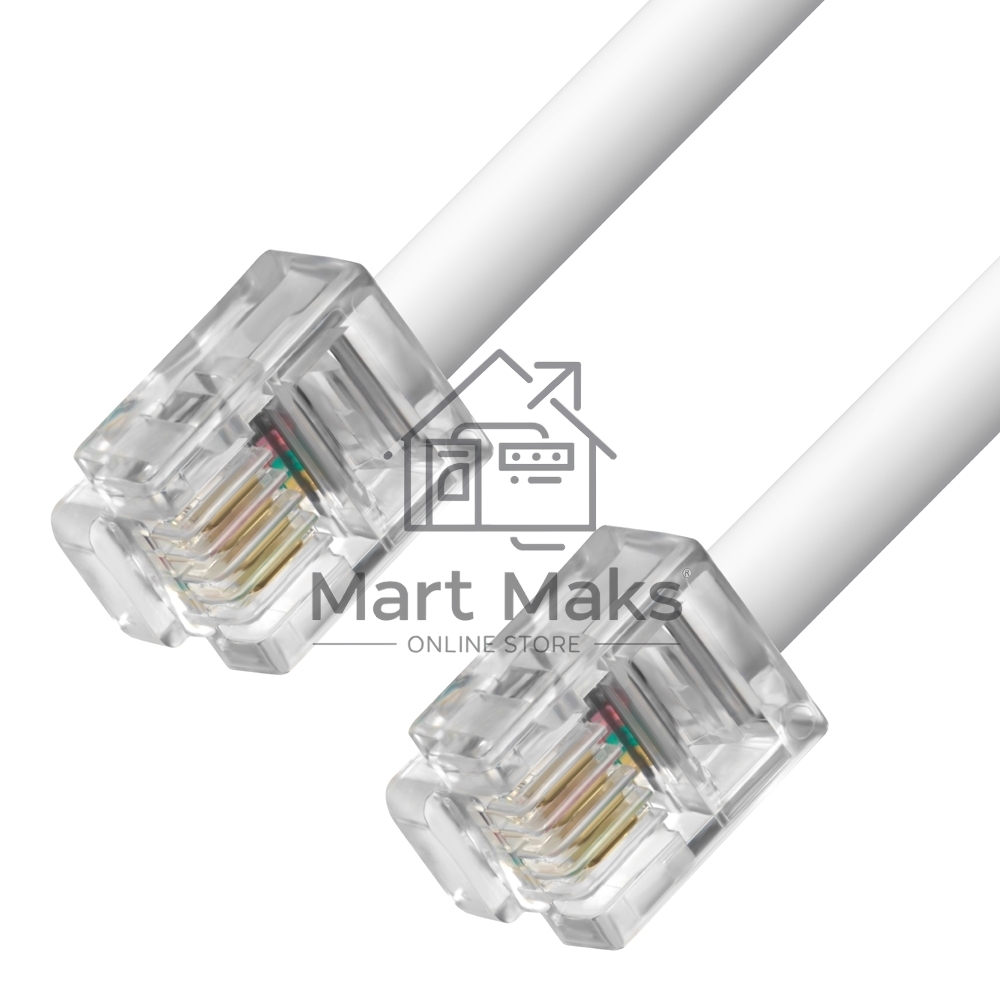 Телефонный шнур Greenconnect удлинитель для аппарата 10.0m GCR-TP6P4C-10.0m, 6P4C (джек 6p4c - jack 6p4c) белый Greenconnect Телефонный шнур удлинитель для аппарата 10.0m GCR-TP6P4C-10.0m, 6P4C (джек 6p4c - jack 6p4c) белый