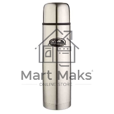 Термос Biostal (0,75 литра), 2 пробки, стальной