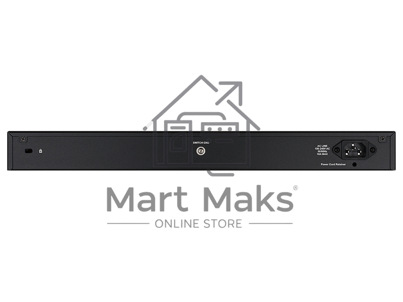 Настраиваемый коммутатор D-Link DGS-1210-52MPP/E2A PROJ WebSmart с 48 портами 10/100/1000Base-T и 4 портами 1000Base-X SFP (порты 1-48 с поддержкой PoE 802.3af/802.3at (30 Вт), PoE-бюджет 740 Вт)