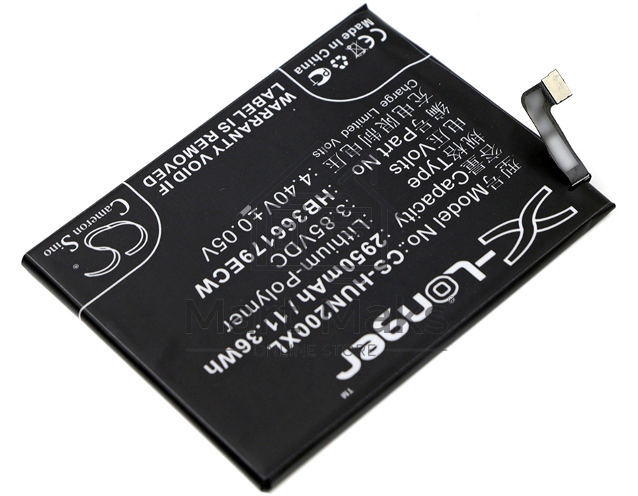 Аккумулятор CameronSino CS-HUN200XL HB366179ECW для Huawei Nova 23.85V / 2950mAh / 11.36Wh