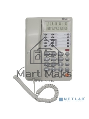 Телефон проводной Ritmix RT-495 белый