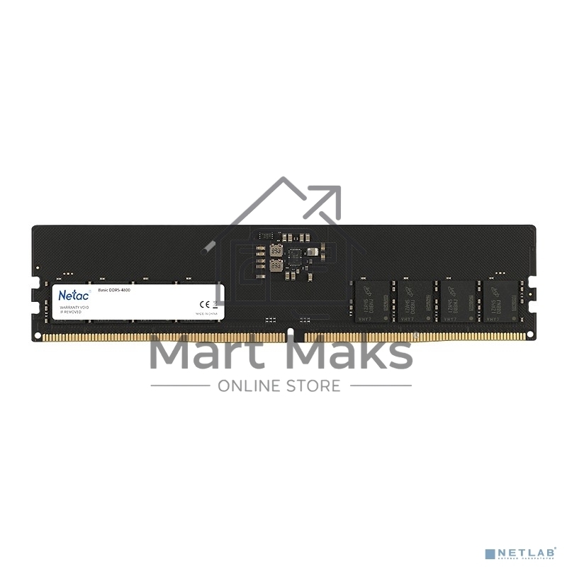 Оперативная память NETAC Basic, DDR5, 16GB (1x16GB), 4800MHz, CL40, DIMM