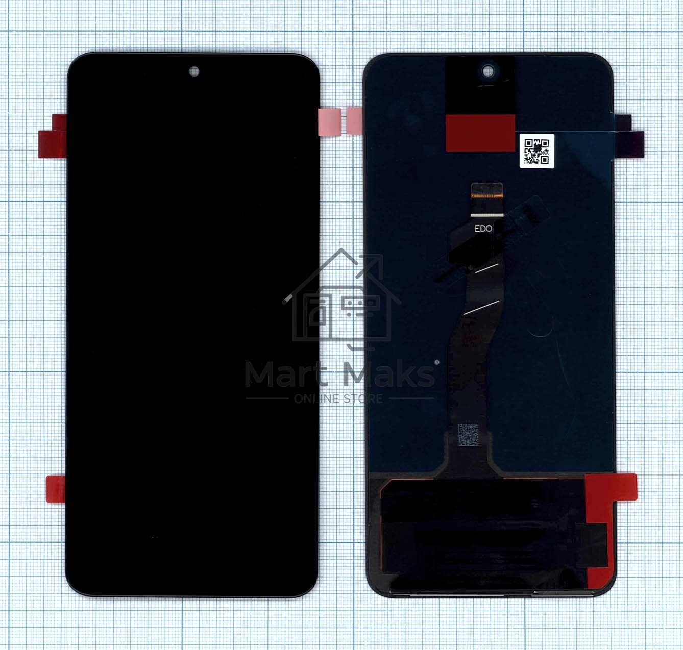 Дисплей для Huawei Nova 10 SE в сборе с тачскрином, черный