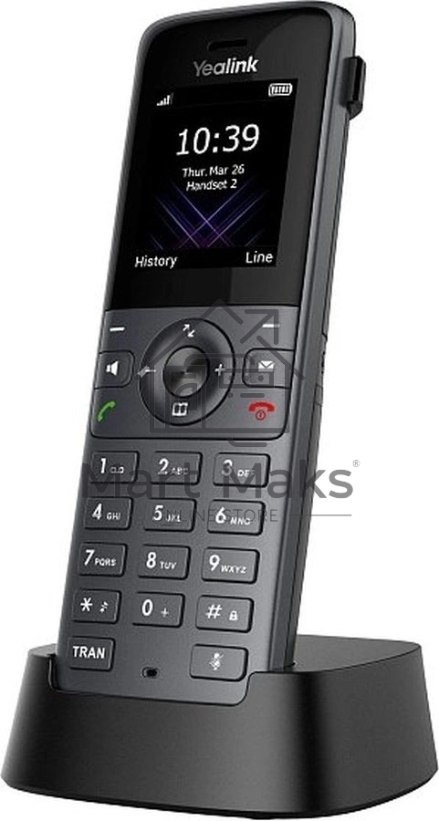 Телефон DECT-трубка Yealink W74H черный