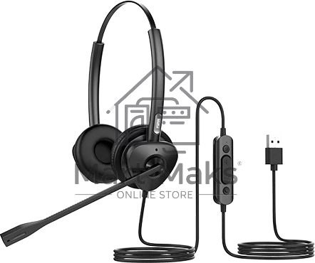 Бинауральная USB-гарнитура Fanvil, HT302-U, стерео, HD звук, USB