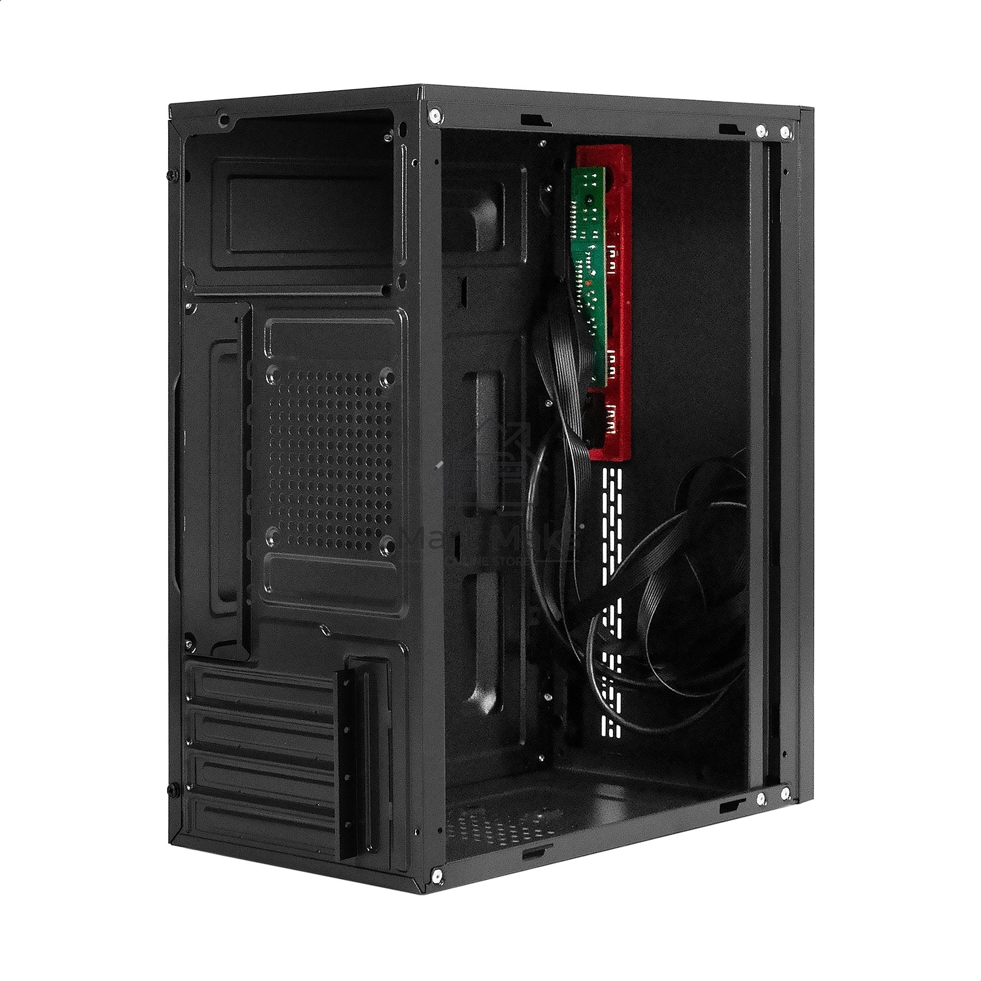 Компьютерный корпус Minitower ExeGate BAA-403U (mATX, без БП, 1хUSB/1хUSB 3.0, HD Audio, черный)