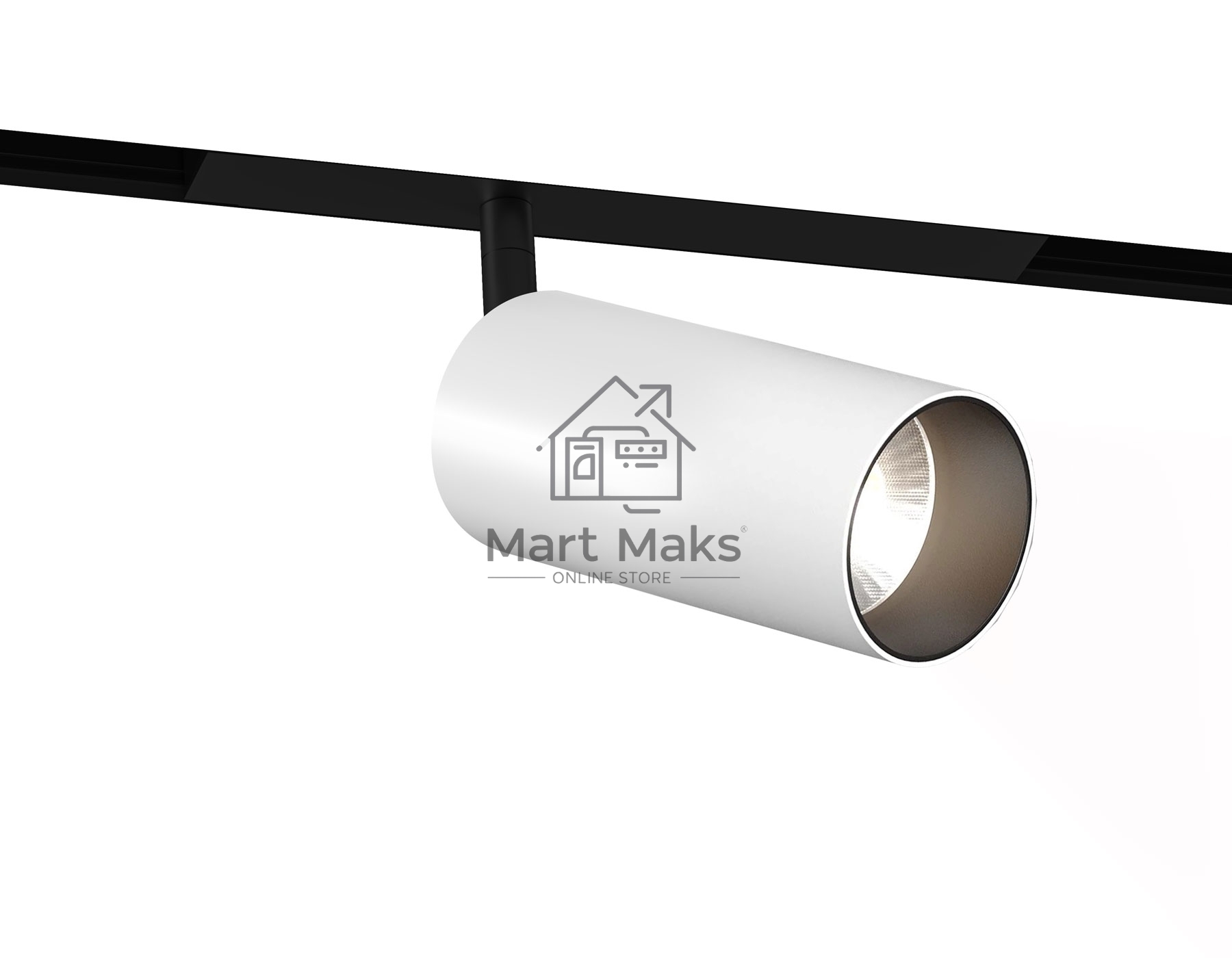 Трековый акцентный светильник Ambrella light GL8025 BK/WH черный/белый IP20 18W 3000-6000K 220V 24° D65*140