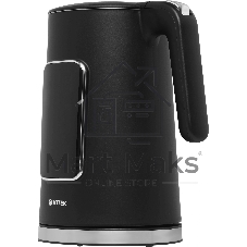 Чайник электрический Vitek VT-1162, 1.7л, 2200Вт, черный, корпус: металл/пластик