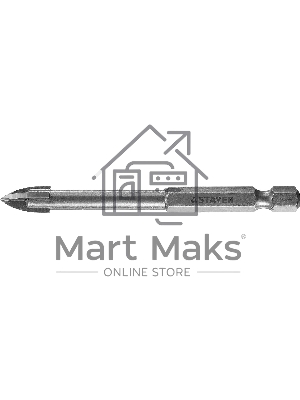 Сверло по плитке STAYER PROFI 2985-08_z01 с 4-мя режущими лезвиями d8мм