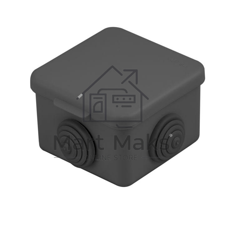 Коробка распаячная КМР-030-036 65х65х50 4 мембранных ввода черный EKF plc-kmr2-030-036-b