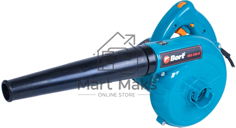 Пылесос электрический Bort BSS-550-R (Воздуходувка) (550 Вт; воздуховка; регулировка скорости) 