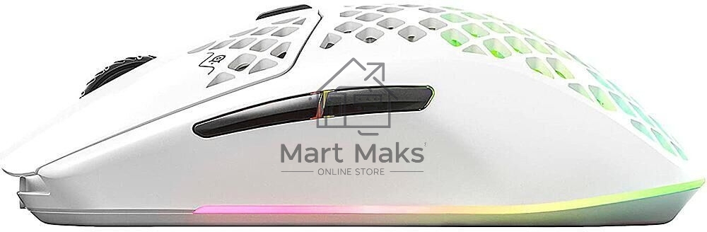 Мышь Steelseries Aerox 3 белый оптическая (18000dpi) беспроводная BT/Radio USB