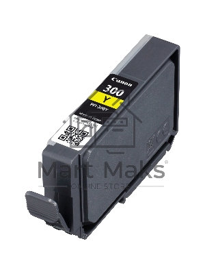 Картридж Canon PFI-300 Y EUR/OCN желтый (530 стр.) для Canon imagePROGRAF PRO-300