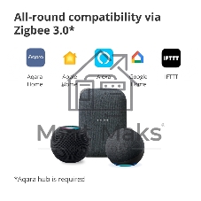 Выключатель умный Aqara Smart wall switch H1 ((with neutral, single rocker) WS-EUK03