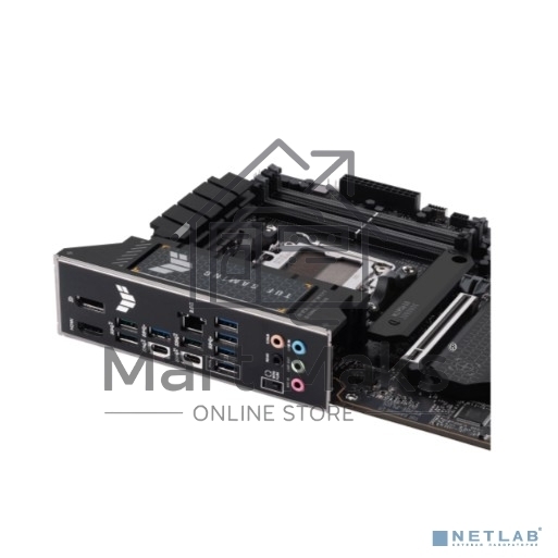 Материнская плата ASUS TUF GAMING X670E-PLUS, AM5, AMD X670, 4xDDR5, 4xSATA, 4xM.2, 1xPCI-E 5.0 x16, 1xPCI-E 4.0 x4, 3xUSB-A 3.2 Gen 2, 5xUSB-A 3.2 Gen 1, 1xUSB-C 3.2 Gen 2, 1xUSB-C 3.2 Gen 2x2, 1x2.5Gb LAN, 5x3.5 мм, 7.1, Standard-ATX
