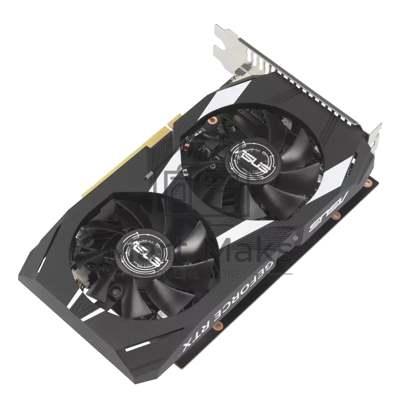 Видеокарта Asus DUAL-RTX3050-O6G NVIDIA GeForce RTX 3050 6Gb 96bit GDDR6 PCI-E 4.0 1507/14000 DVIx1 HDMIx1 DPx1 HDCP Ret