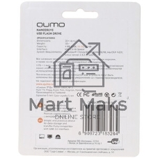 Флешка USB QUMO 16Gb, NANO QM16GUD-NANO-W белый