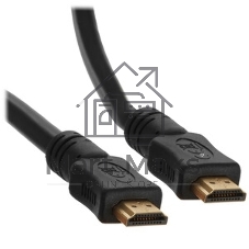 Кабель Cablexpert mDP-HDMI, 20M/19M, 1.8м, черный, позол.разъемы, пакет (CC-mDP-HDMI-6)