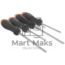 Набор отверток Home Series Gray Deli HT1004C 4шт SL5x100+SL6x150+PH1x100+PH2x150, эксклюзивный дизайн, рукоятка из высококачественного софттач пластика
