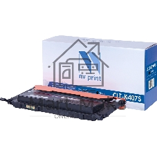 Картридж лазерный NVPrint совместимый Samsung CLT-K407S черный для CLP-325/CLX-3185 (1500k)