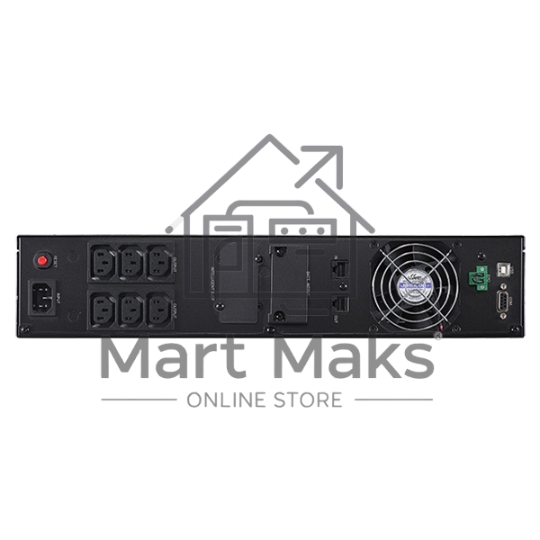 Источник бесперебойного питания Online CyberPower OLS1000ERT2U 1000VA/900W USB/RS-232/EPO/SNMPslot/RJ11/45/ВБМ (6 IEC С13)