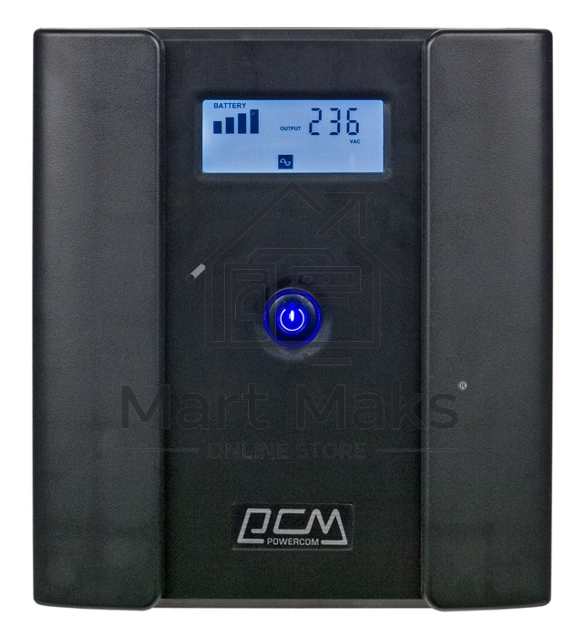 Источник бесперебойного питания Powercom Raptor RPT-1500AP LCD EURO