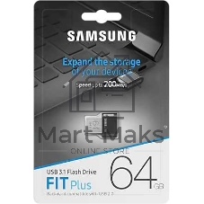 Флешка USB 64Gb Samsung FIT Plus, USB 3.1, 300 Mb/s