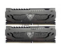 Оперативная память Patriot Viper Steel, DDR4, 16GB (2x8 GB), 3600 MHz, CL17, DIMM, радиатор, черный