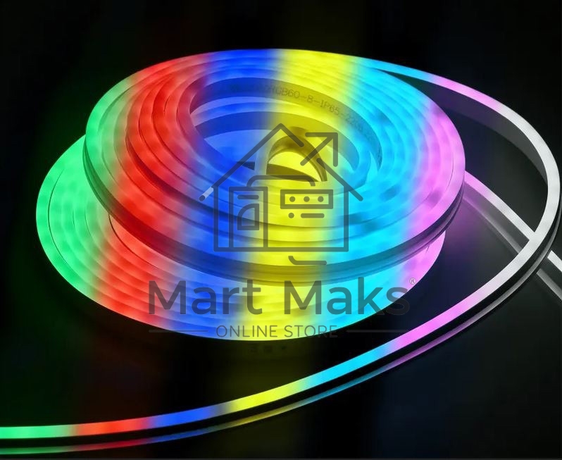 Комплект DIY (5050RGB60-8-IP65-220В 5м + драйвер) IEK LSR5-RGB-060-65-2-05-S0